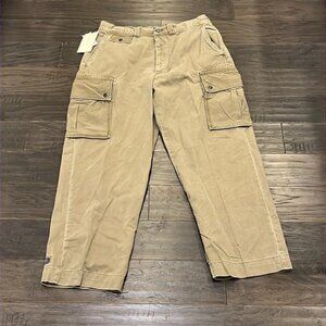 Polo Ralph Lauren Briggs fatigue military cargo pants chino new mens 36x30 vntg